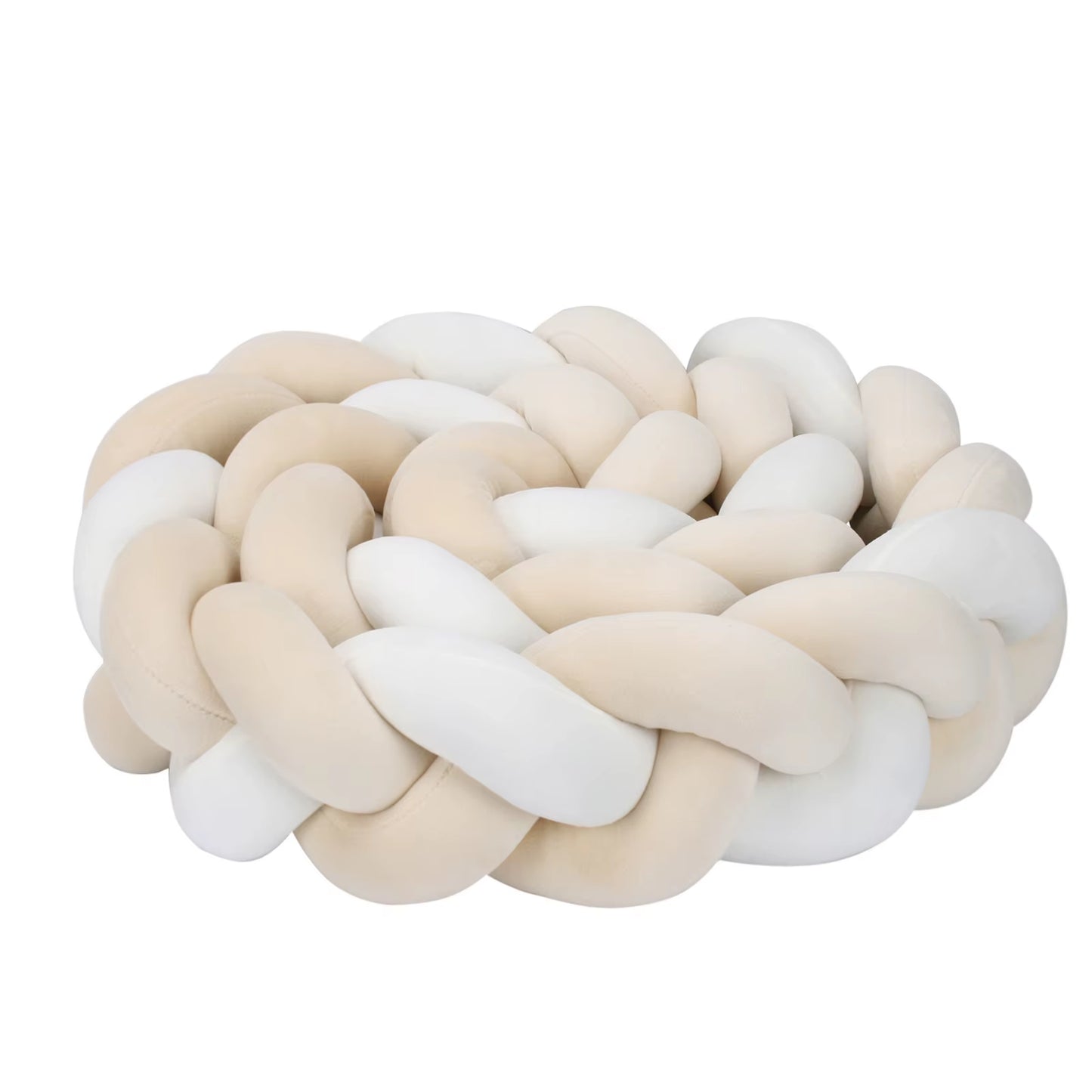 1-4M Baby Bumper Bed Braid Knot Pillow Cushion Bumper for Infant Crib Protector Cot Bumper Room Decor Crib Bedding Braid Set