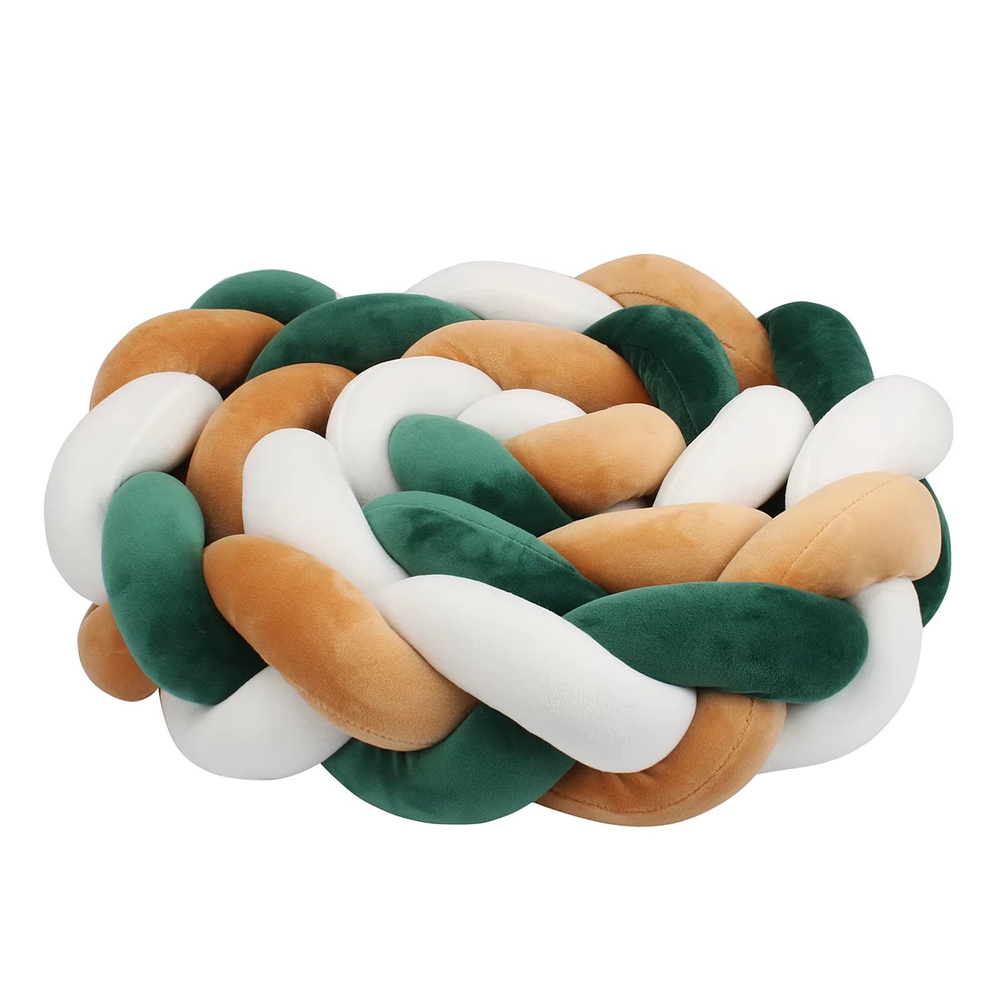 1-4M Baby Bumper Bed Braid Knot Pillow Cushion Bumper for Infant Crib Protector Cot Bumper Room Decor Crib Bedding Braid Set