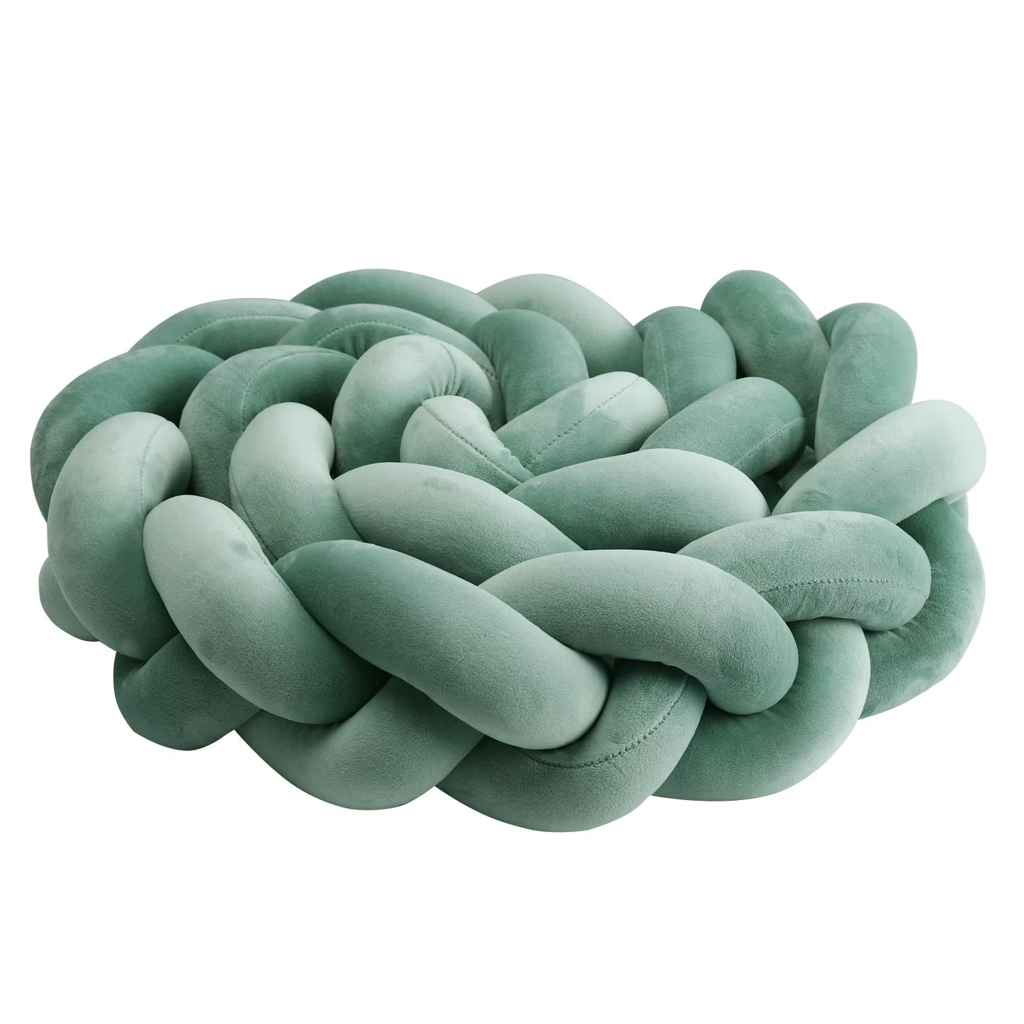 1-4M Baby Bumper Bed Braid Knot Pillow Cushion Bumper for Infant Crib Protector Cot Bumper Room Decor Crib Bedding Braid Set